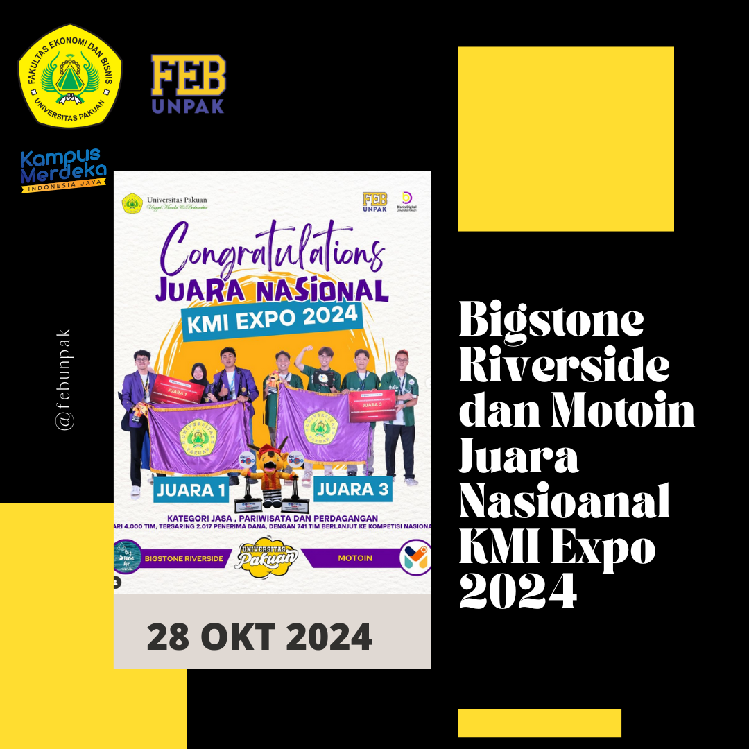 Bigstone Riverside dan Motoin Juara Nasioanal KMI Expo 2024