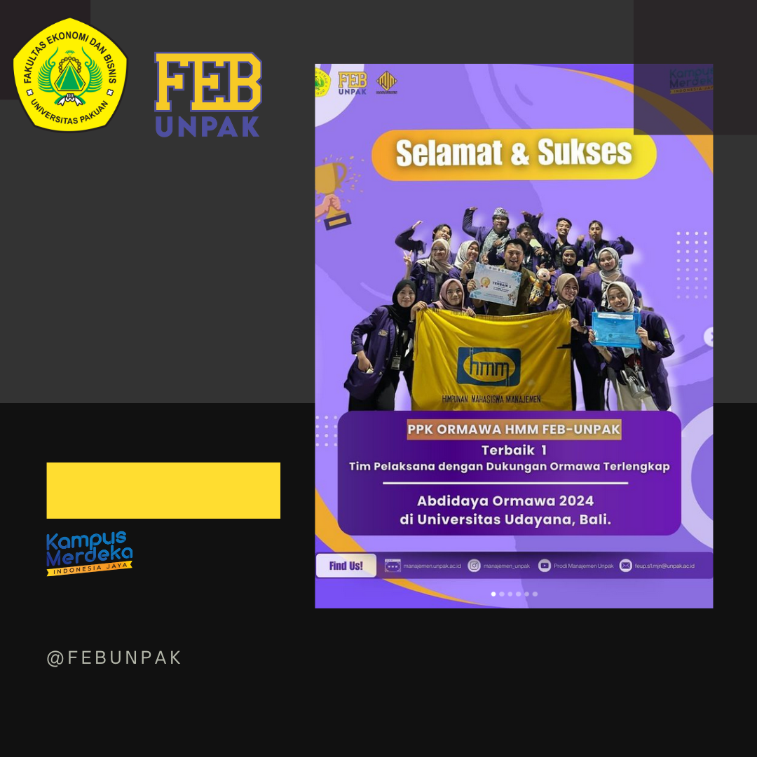 PPK Ormawa HMM FEB-UNPAK Terbaik