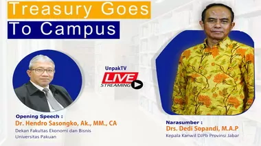 "Treasury goes to campus” Menyambangi UNPAK